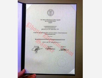 University of Zurich - Fake Diploma Sample from Germany